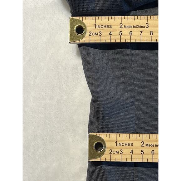 New Calvin Klein Mens 44S Slim Solid Steel Gray Nailhead Blazer Jacket $460 - Picture 12 of 16